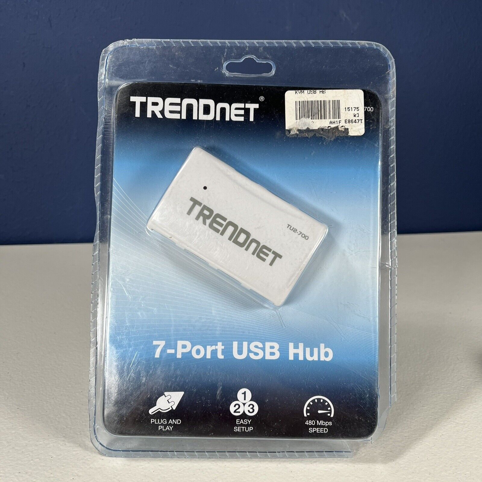 TRENDnet TU2-700 High Speed USB 2.0 7-port Hub /w Power adapter