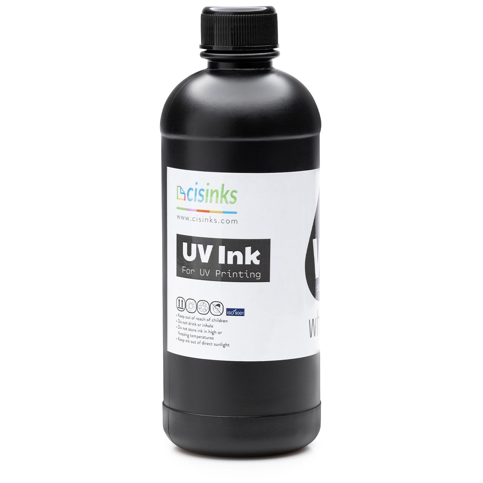 Soft Premium Ultraviolet DTF Transfer Printer Refill Ink 500mL - White