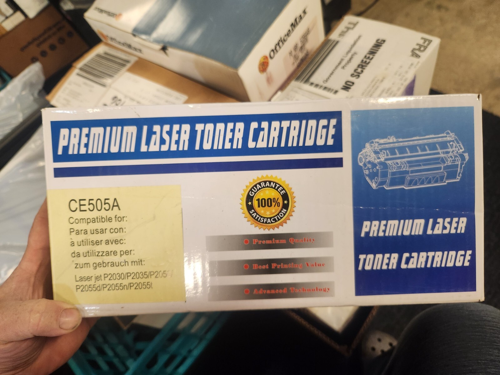 1-Pk/Pack CE505A 05A Toner Compatible for HP LaserJet P2035 P2035n P2055dn