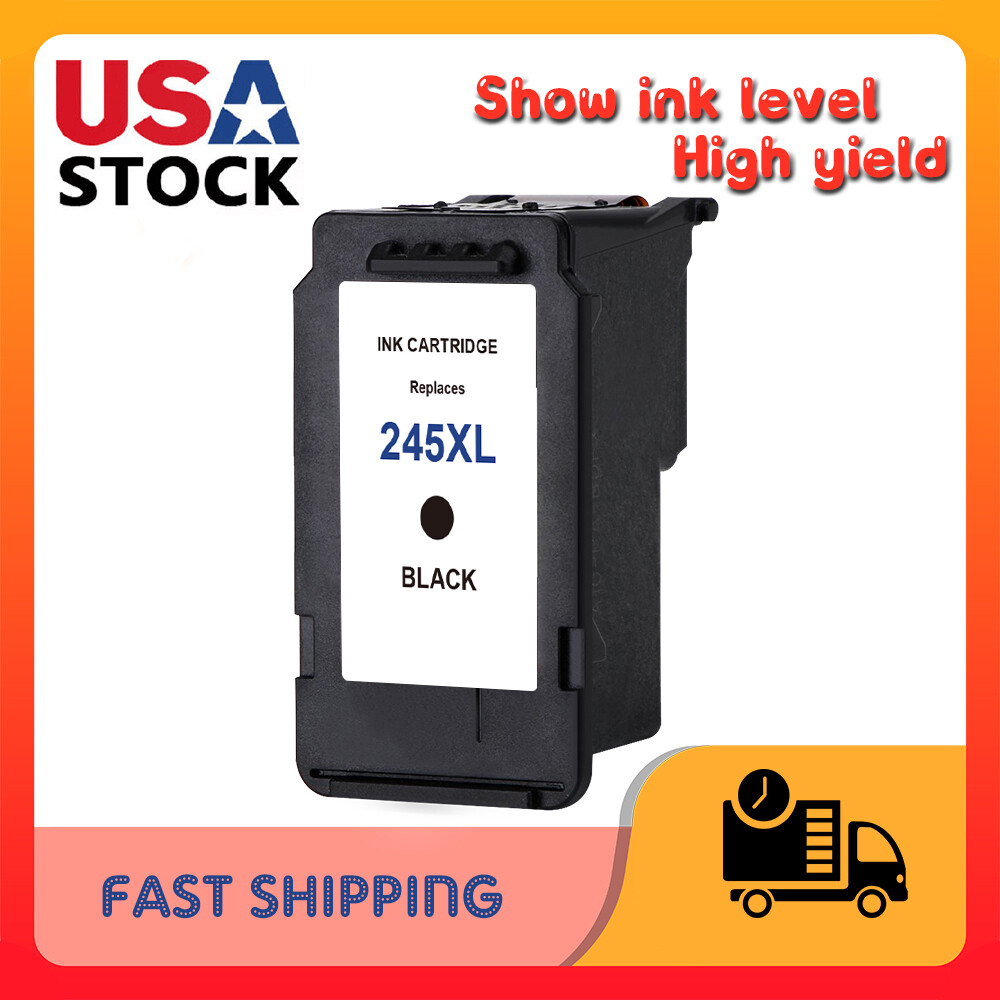 1 PG 245 XL Black Ink Cartridge For Canon PIXMA iP2820 MG2420 MG2520 MX490 MX492