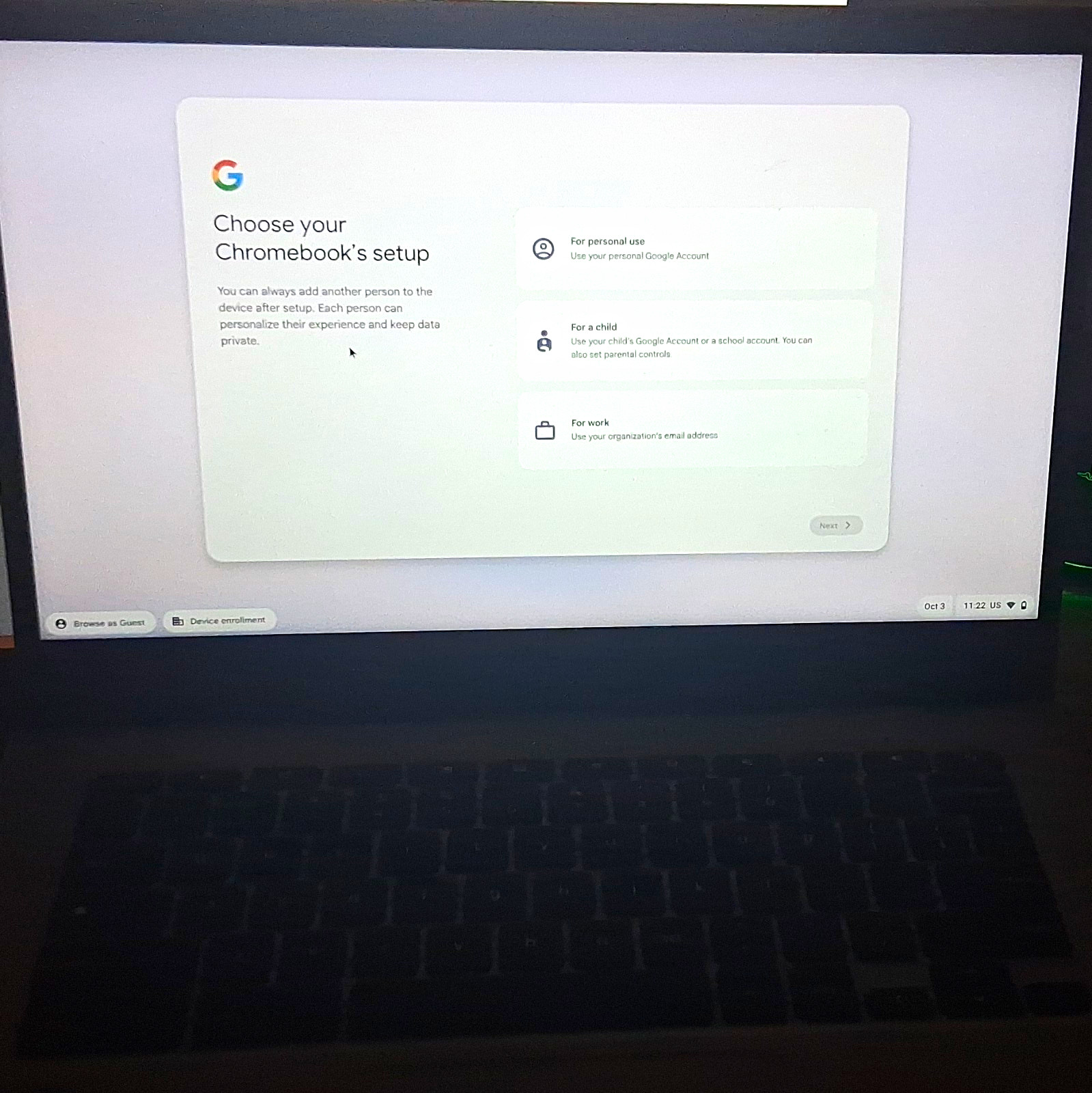 Acer Chromebook Vero 514 Intel Core I3 11th Gen 8GB Memory