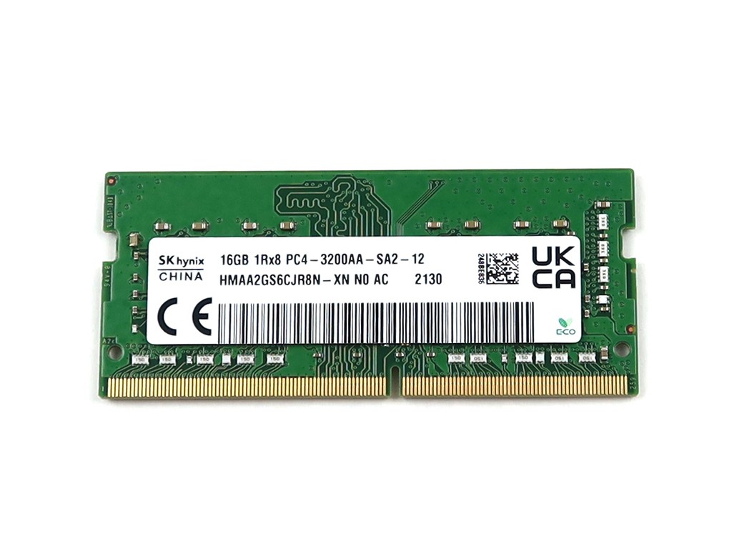 SK HYNIX 16GB DDR4 PC4-25600 3200MHZ 260-PIN SODIMM MEMORY HMAA2GS6CJR8N-XN
