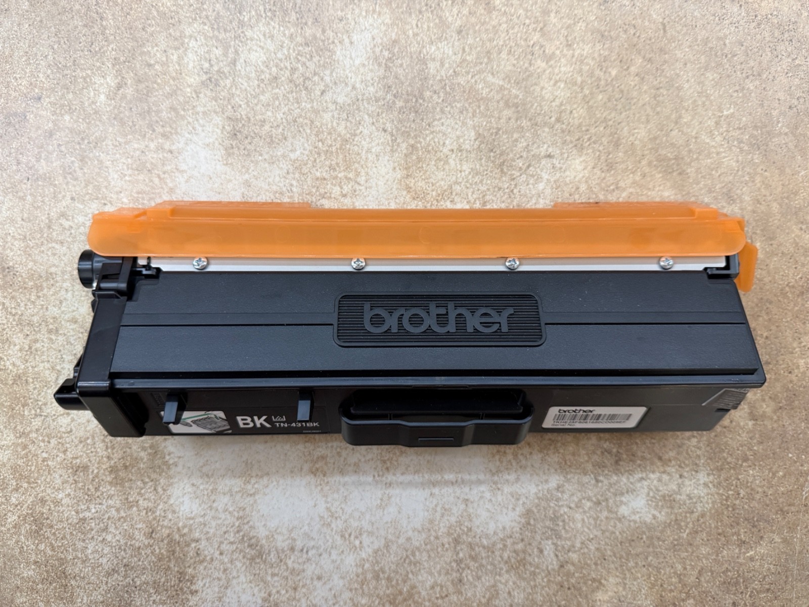 Genuine Brother TN431BK Black Standard Yield Printer Toner Cartridge
