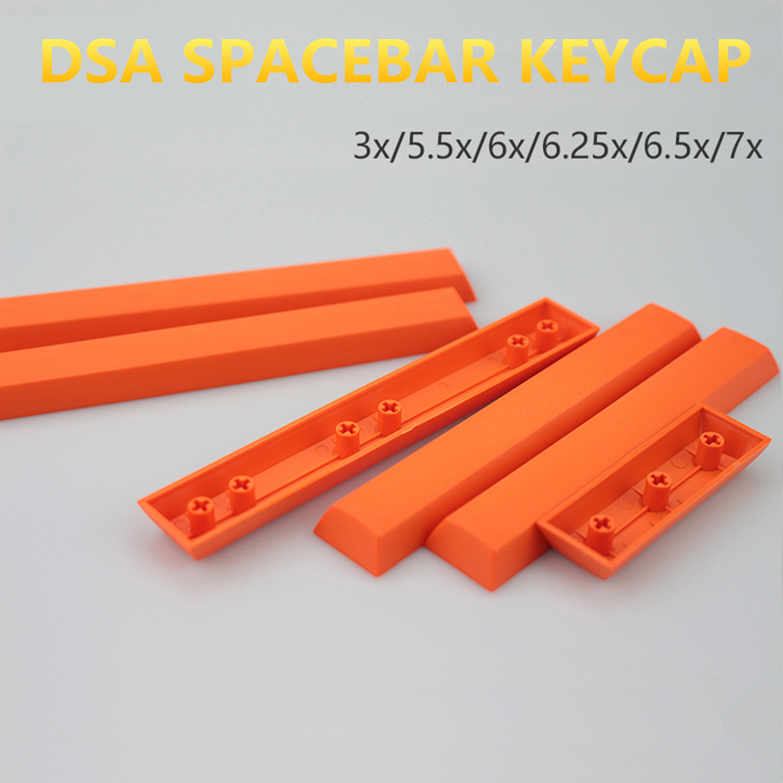 3X Minila 6.25X 6.5X DSA Profile PBT Space Bar Keycaps For Mechanical Keyboard