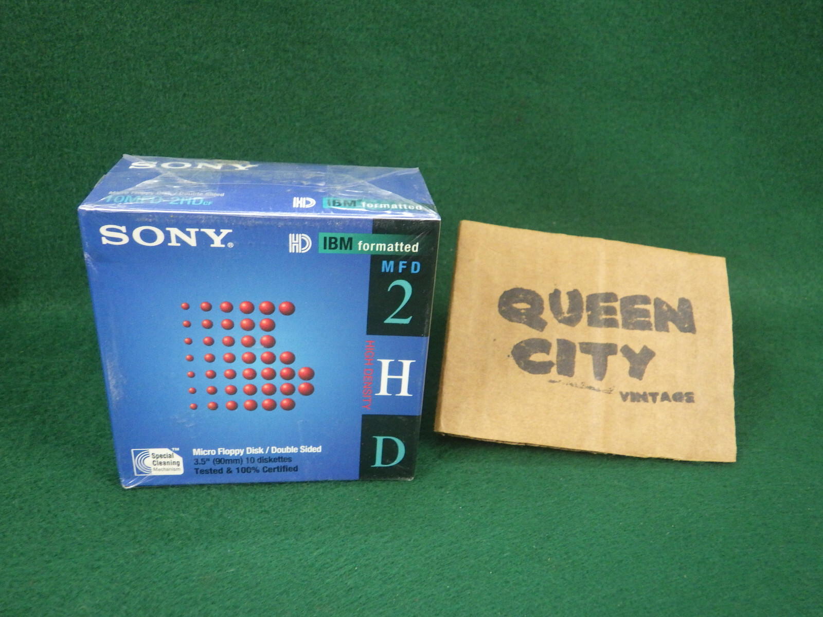 Lot Of 30 new vintage Sony 3.5" floppy disks MFD-2HD 1.44mb  3 boxes/sealed