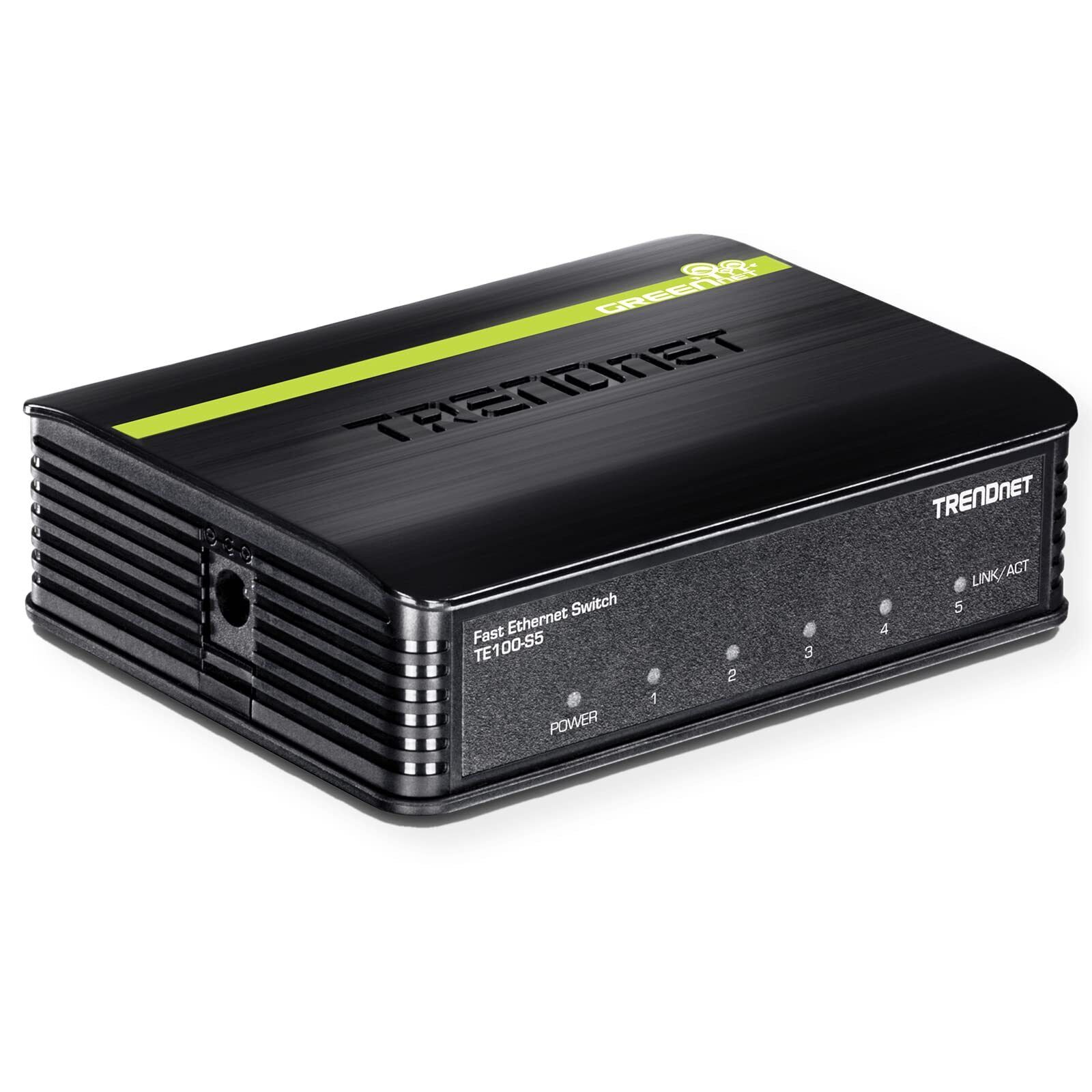 TRENDnet TE100-S5 5-Port Unverwaltet 10/100 Mbps GREENnet Ethernet Desktop Plast