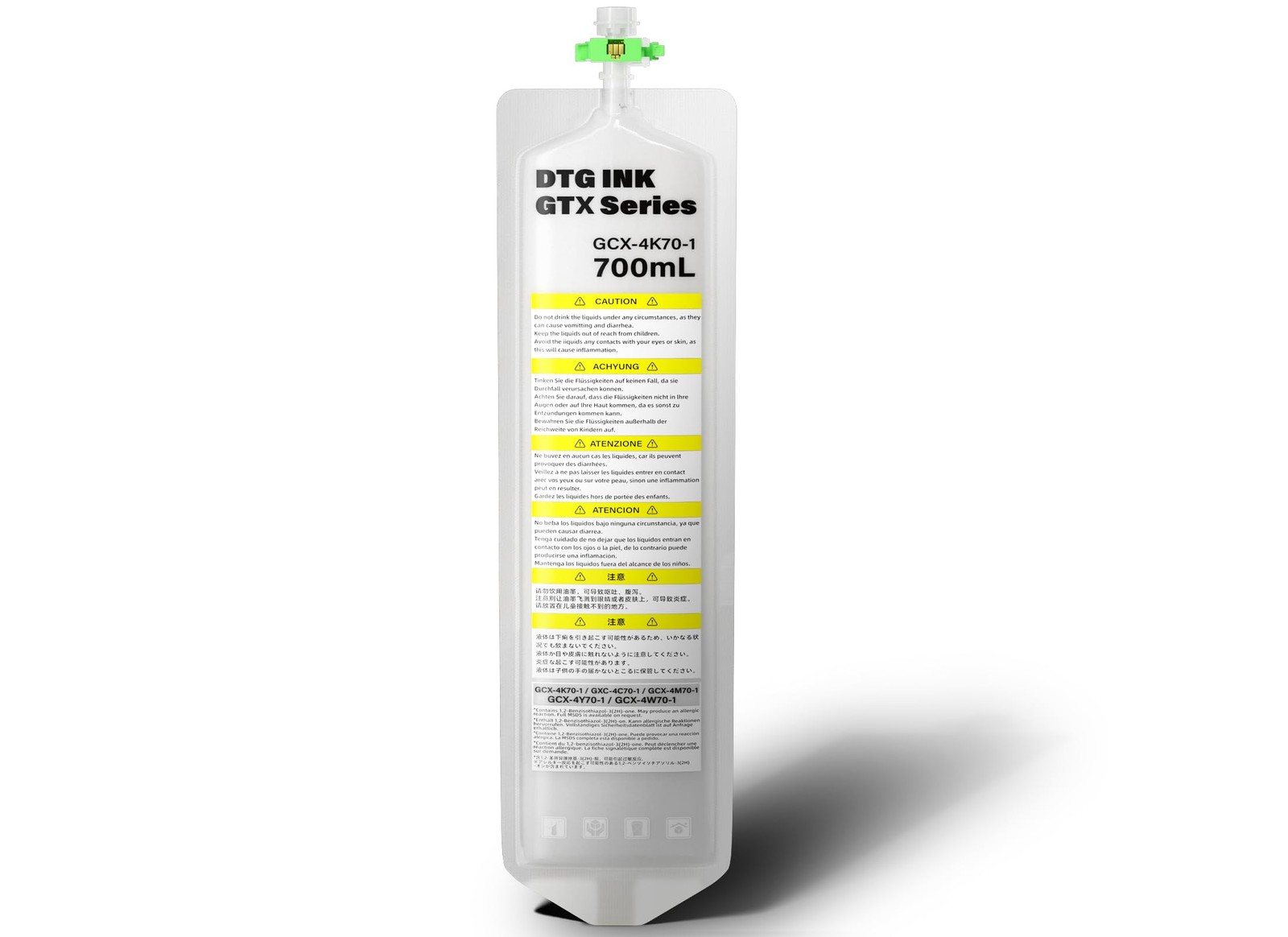 Spaceink DTG Textile Ink Bag White 700ML, 700ML