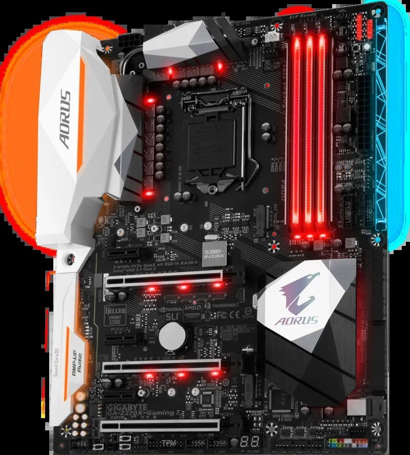 GIGABYTE AORUS GA-Z270X-Gaming 7 ATX LGA1151 DDR4 USB-C HDMI DP + I/O SHIELD