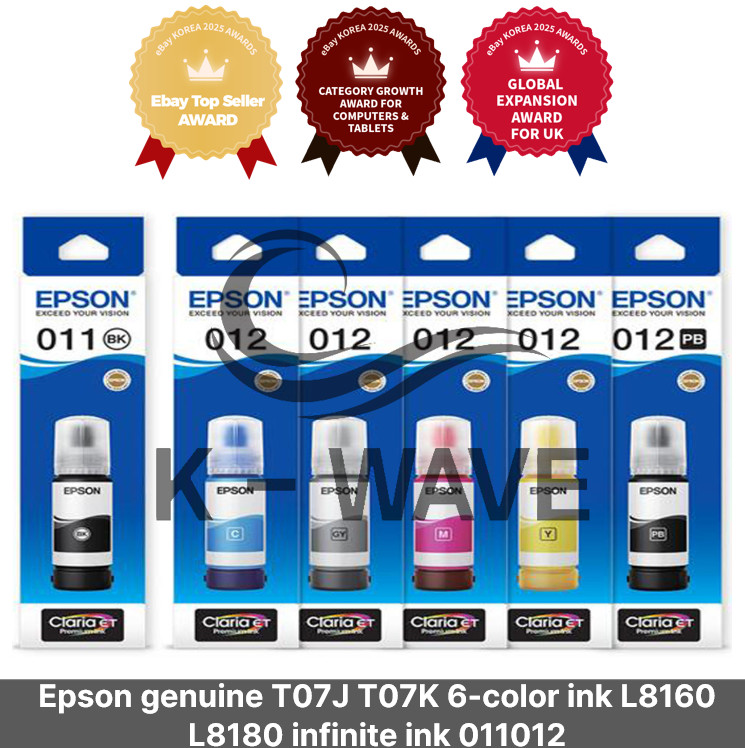 Epson genuine T07J T07K 6-color ink L8160 L8180 infinite ink 011012