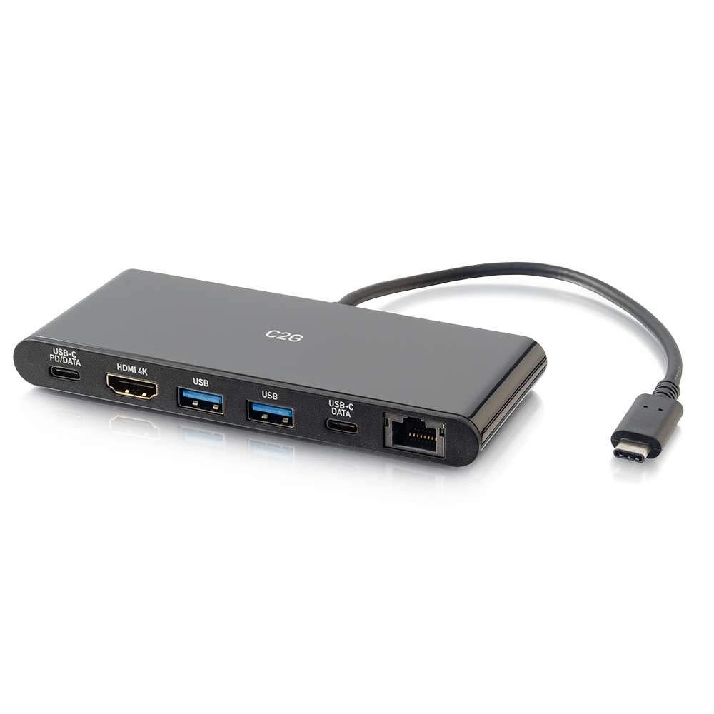 Usb C Docking Station 4K Hdmi Ethernet Power Delivery Superspeed Data Transfe...