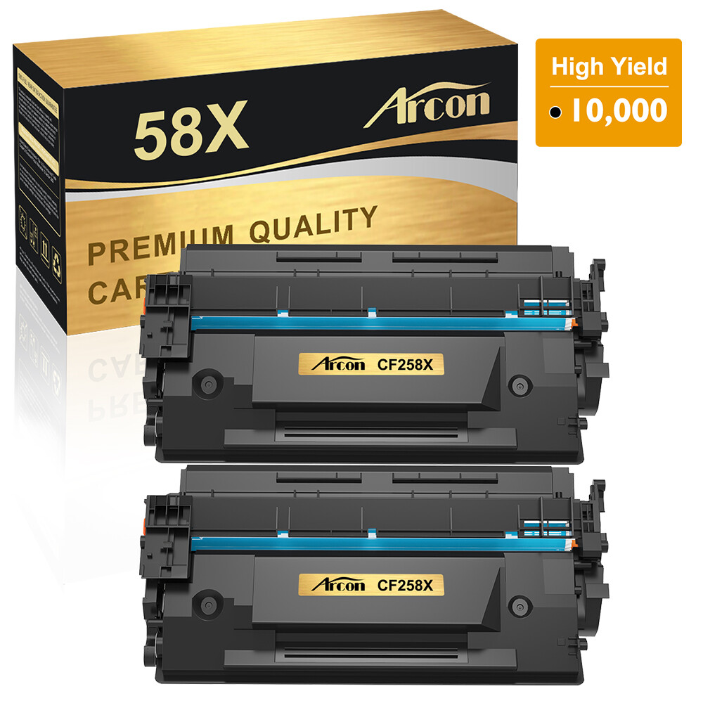 2x CF258A CF258X For HP 58A 58X Toner With Chip LaserJet Pro M404dn MFP M428 lot
