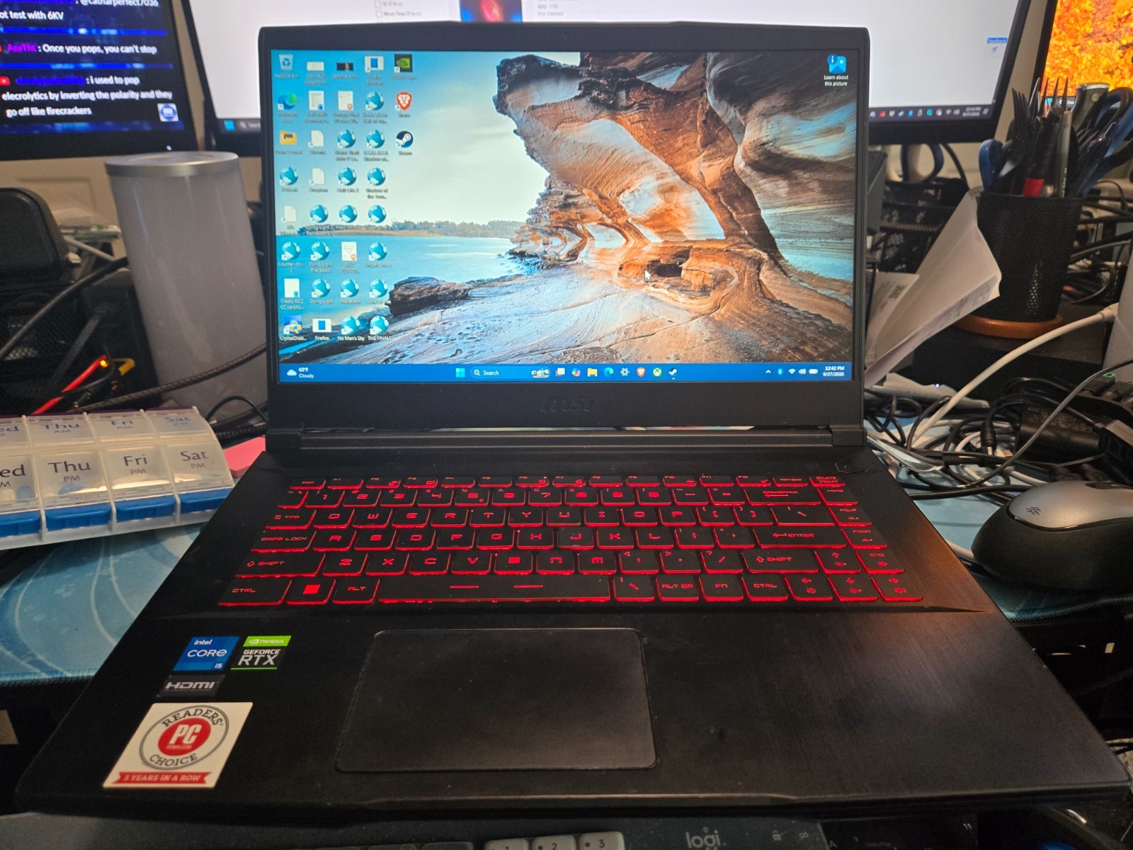 MSI GF63 Thin 11UC-1276US 15.6” i5-11400H, 512GB SSD, 16GB DDR4, GeForce RTX3050