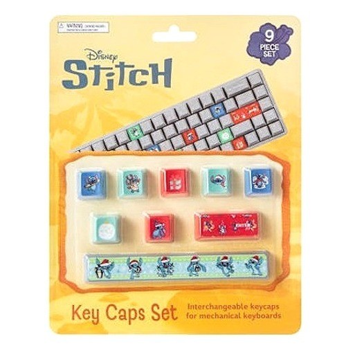 Disney Stitch Holiday Keycaps Set NEW for Mechanical Keyboards Christmas