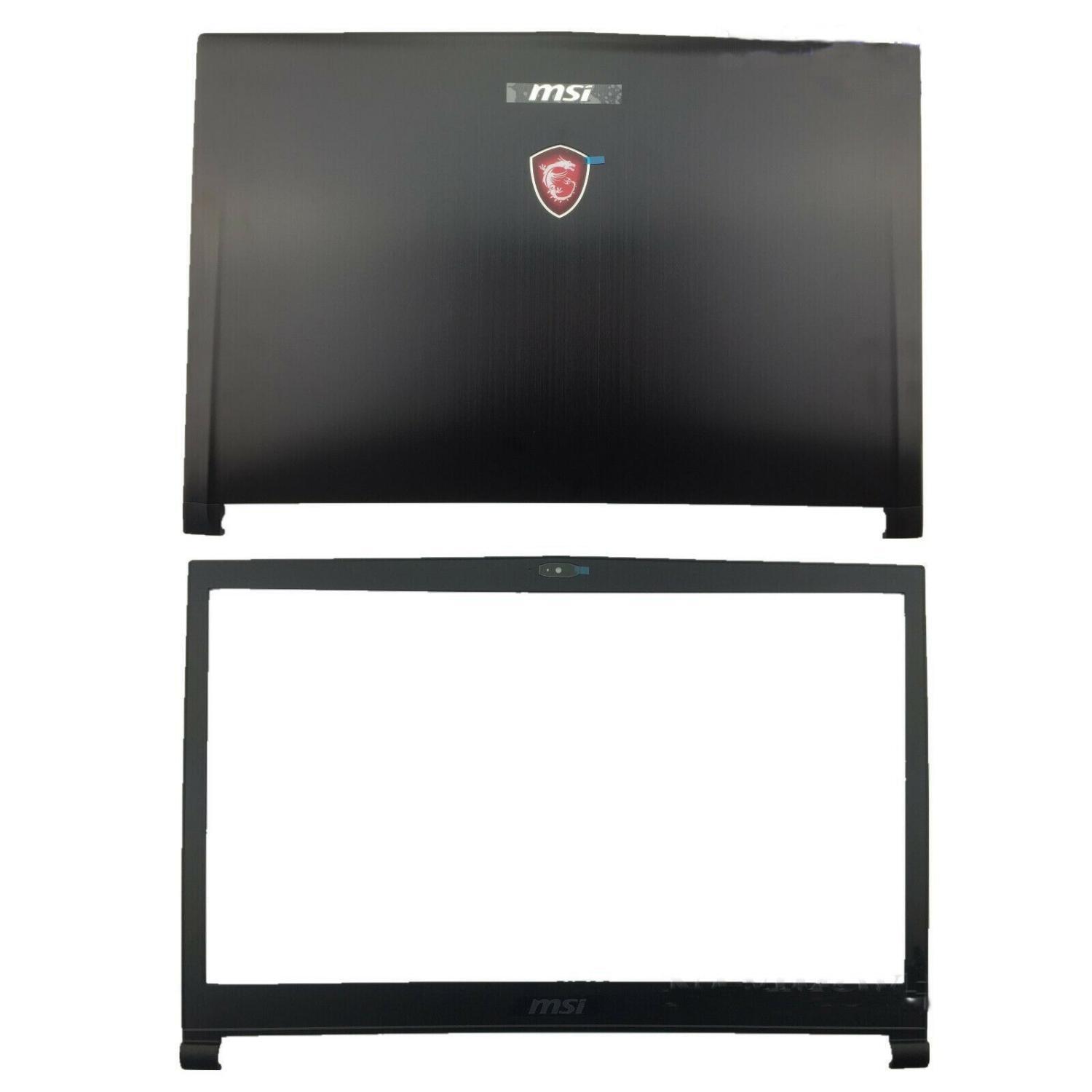 For MSI GS73 GS73VR MS-17B1 7RG-035CN Top LCD Back Cover Bezel Black 3077B1B214