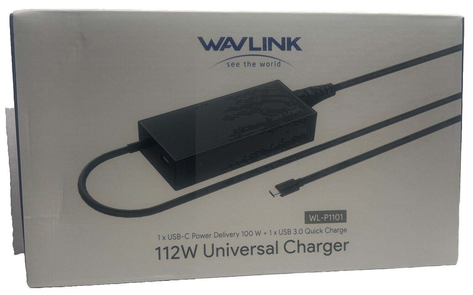 WAVLINK 112W Universal Power Supply Charger USB C Laptop Adapter 100W AC Adapter