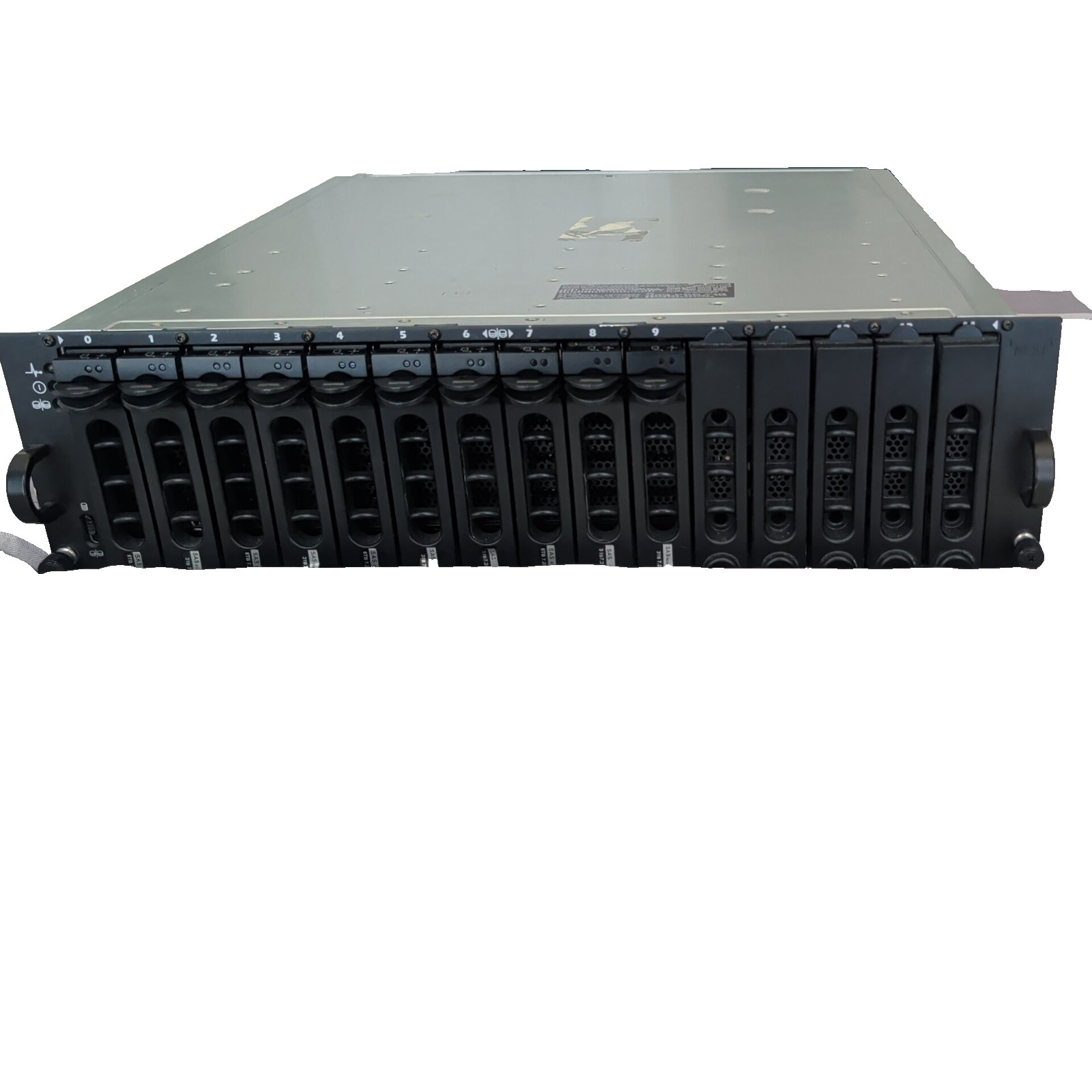 Dell PowerVault MD1000 15-Bay Storage Array W/ Dual Controllers & 10 3TB SAS HDD