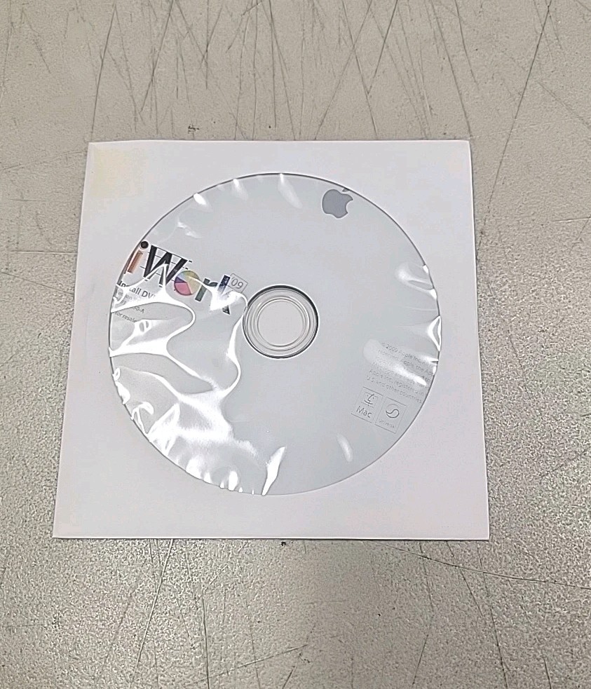 Apple iWork '09.  Full Version for Mac, New And  Sealed