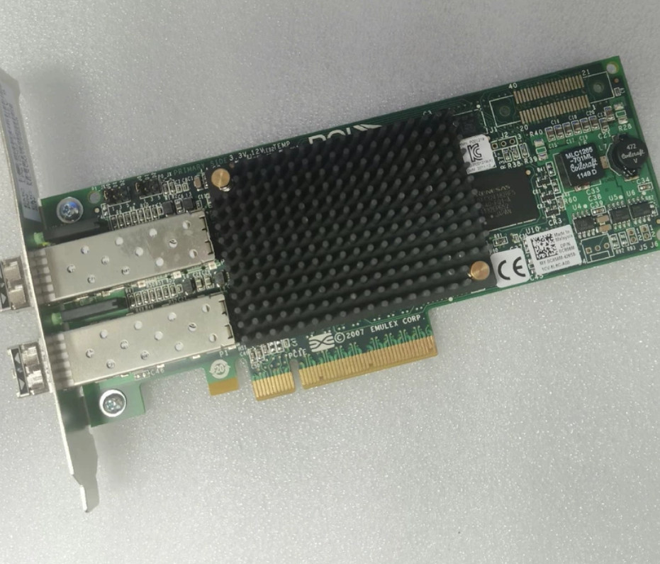 Dell LPE12002 Emulex LPE12002-E LightPulse 8GB Dual Ports Fibre Adapter Card