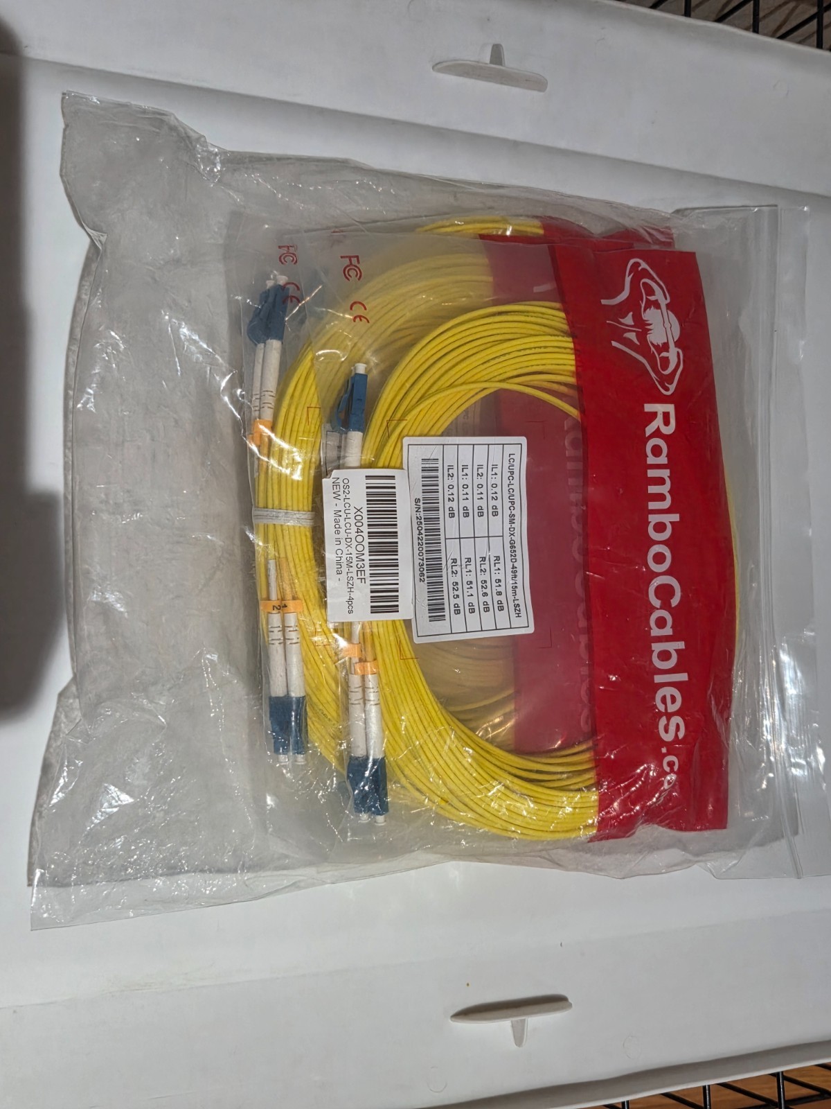 Rambo Cables 4 PACK NEW