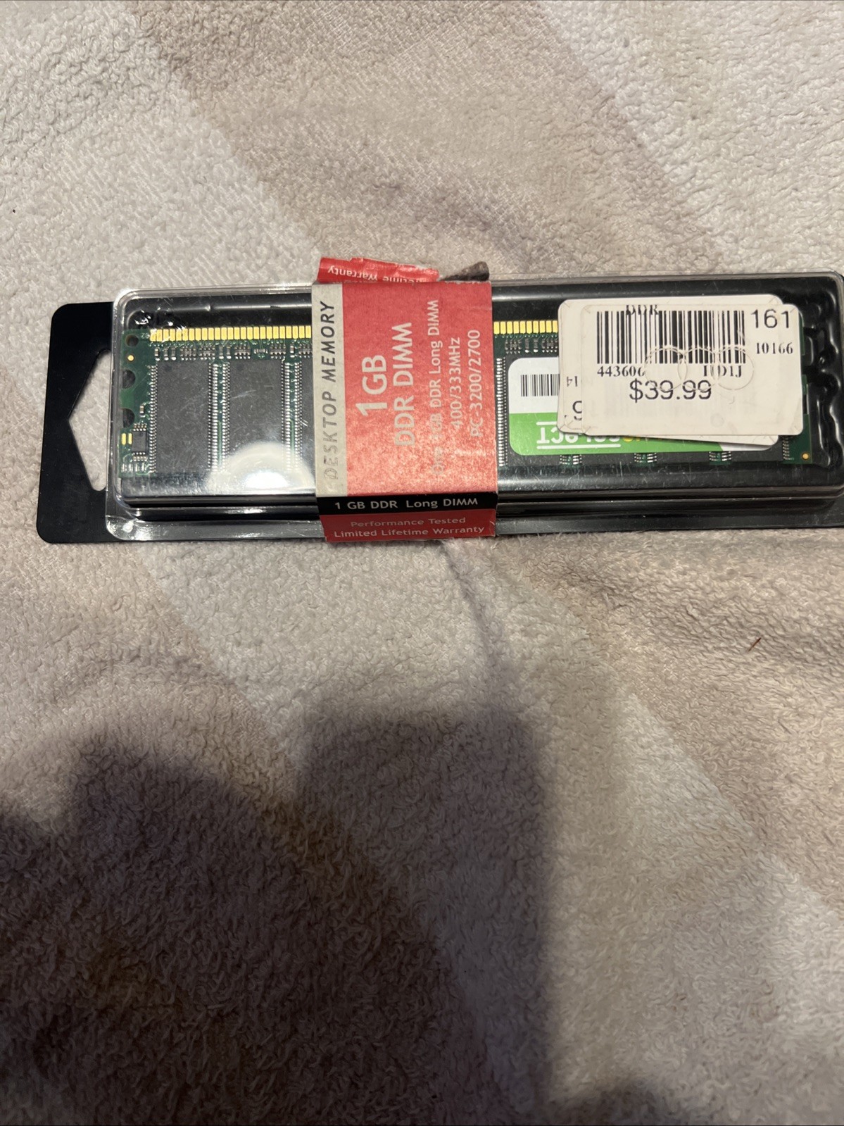 1GB PC3200 DDR-400 CORSAIR VS1GB400C3 VALUE SELECT RAM MEMORY PC-3200