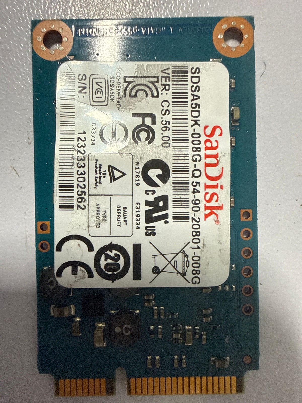 SanDisk SDSA5DK  16GB SATA Grade B