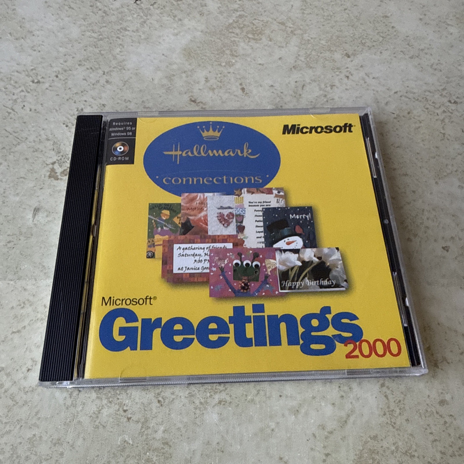 Microsoft Greetings 2000 CD Hallmark Connections Windows 95/98