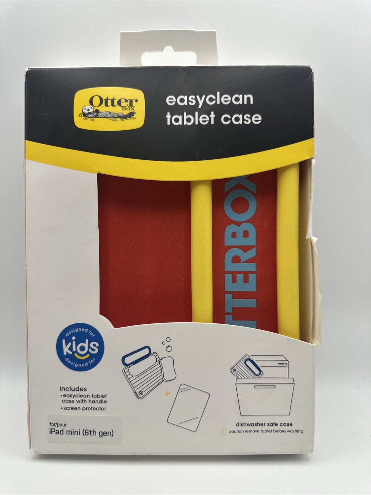 OtterBox EasyClean Apple iPad mini 6 (8.3") Case Hearts & Crafts Red Yellow