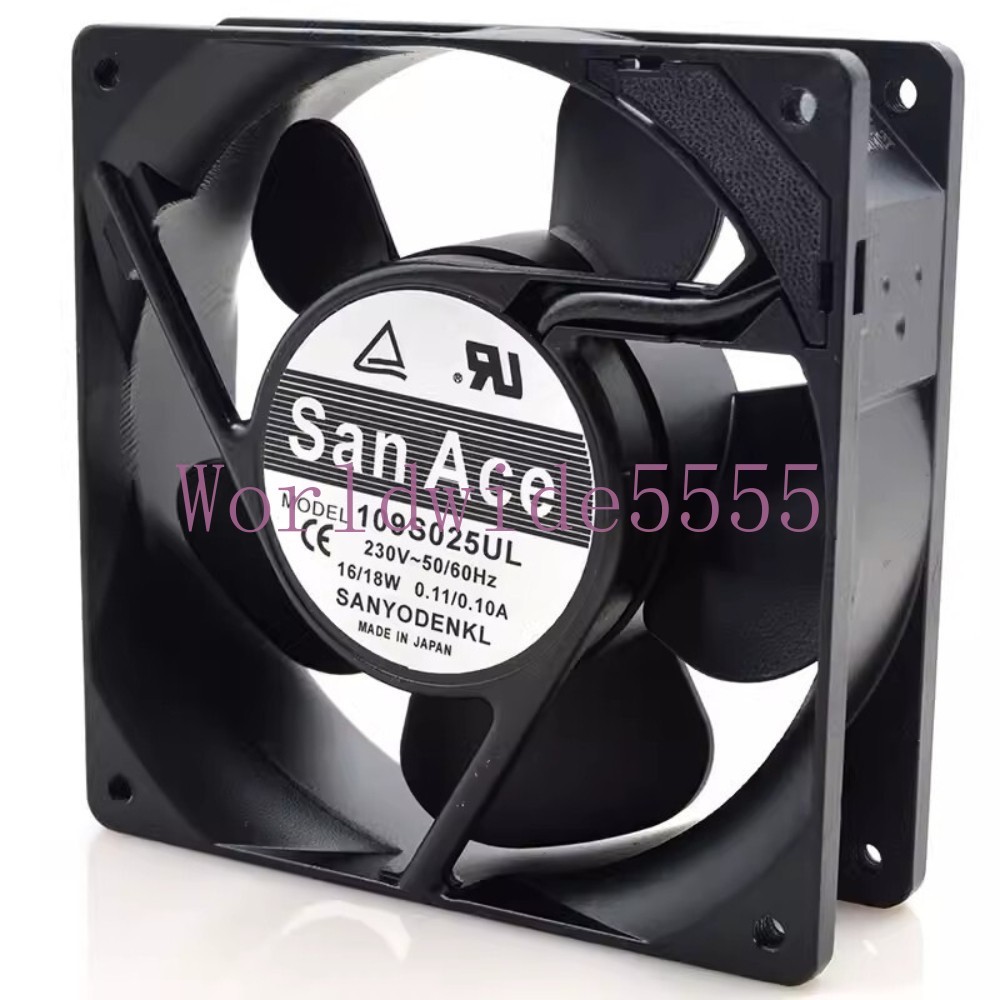 2pcs Sanyo SAN ACE120 109S025UL 230V 12CM Inverter Cooling Fan 12038