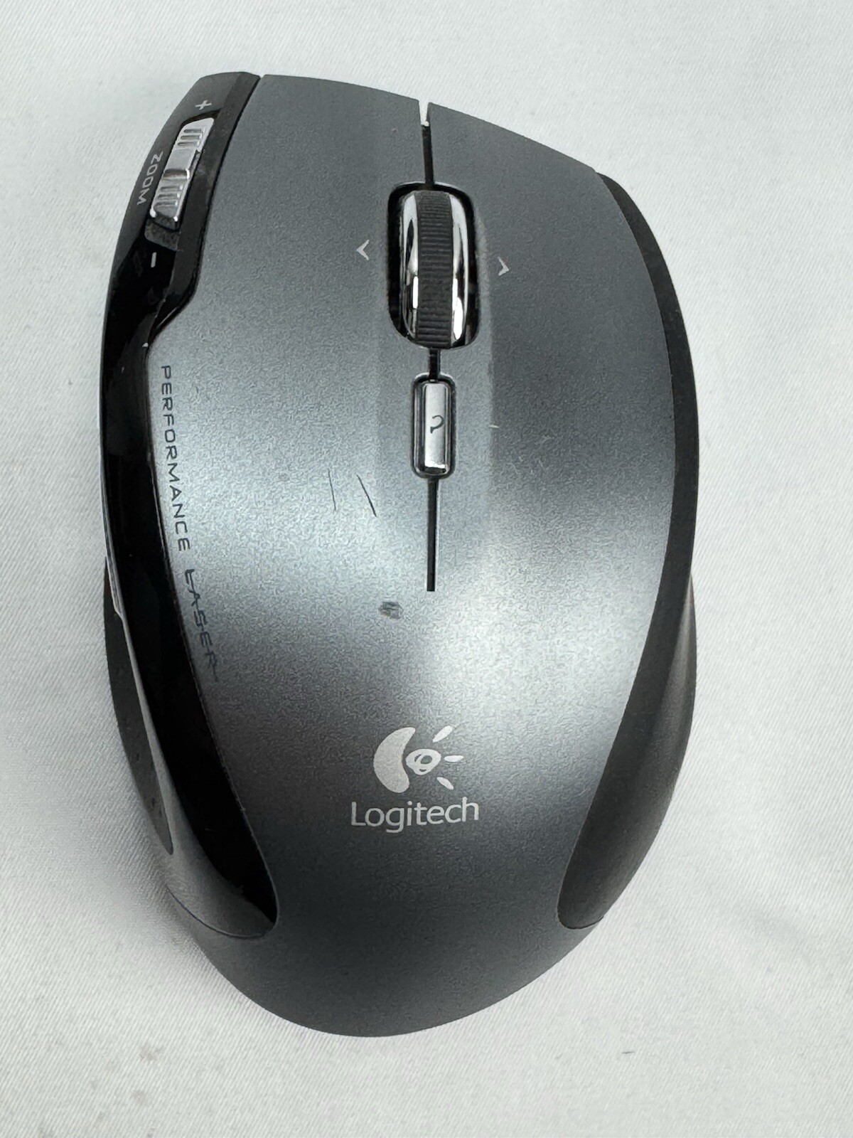 Untested Logitech VX Revolution Wireless Laser Ergonomic Mouse No Receiver