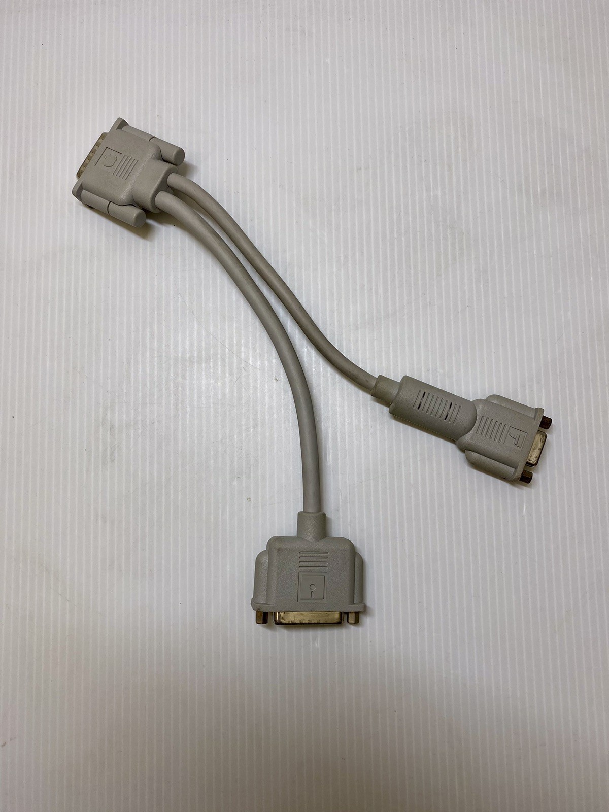 Rare Apple IIe Card Y-Cable Splitter for Joystick & Floppy Drive Mac 590-0703-A
