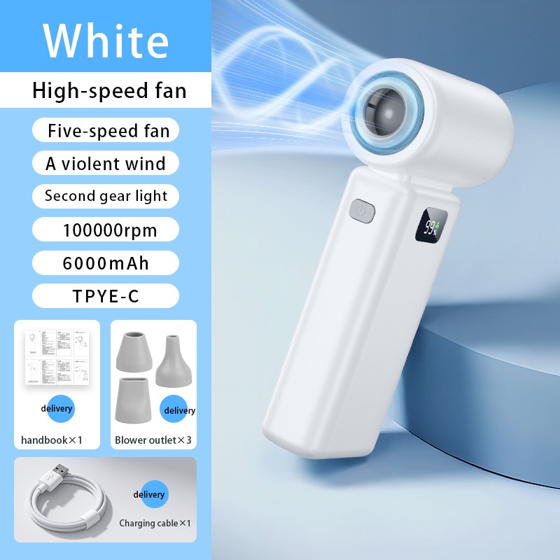 Air Duster 100000RPM Mini Powerful Air Blower Dust Cleaner Colorful Brushless