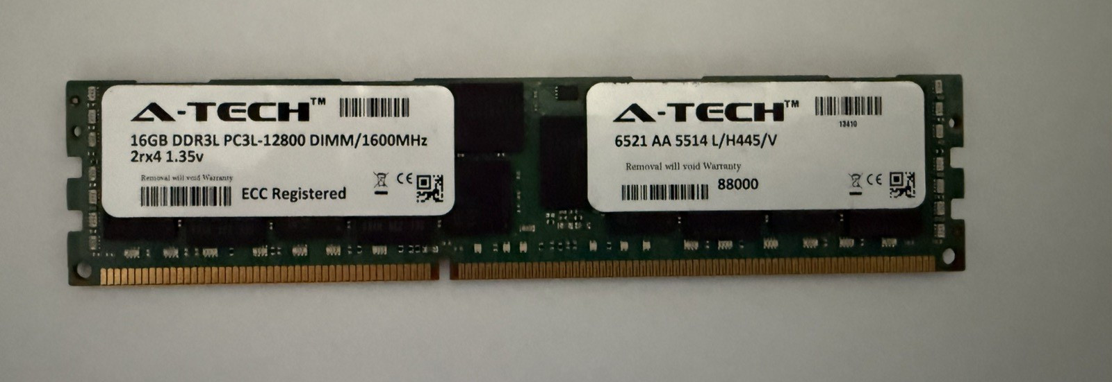 A-TECH 16GB PC3L-12800 DIMM / 1600 MHz