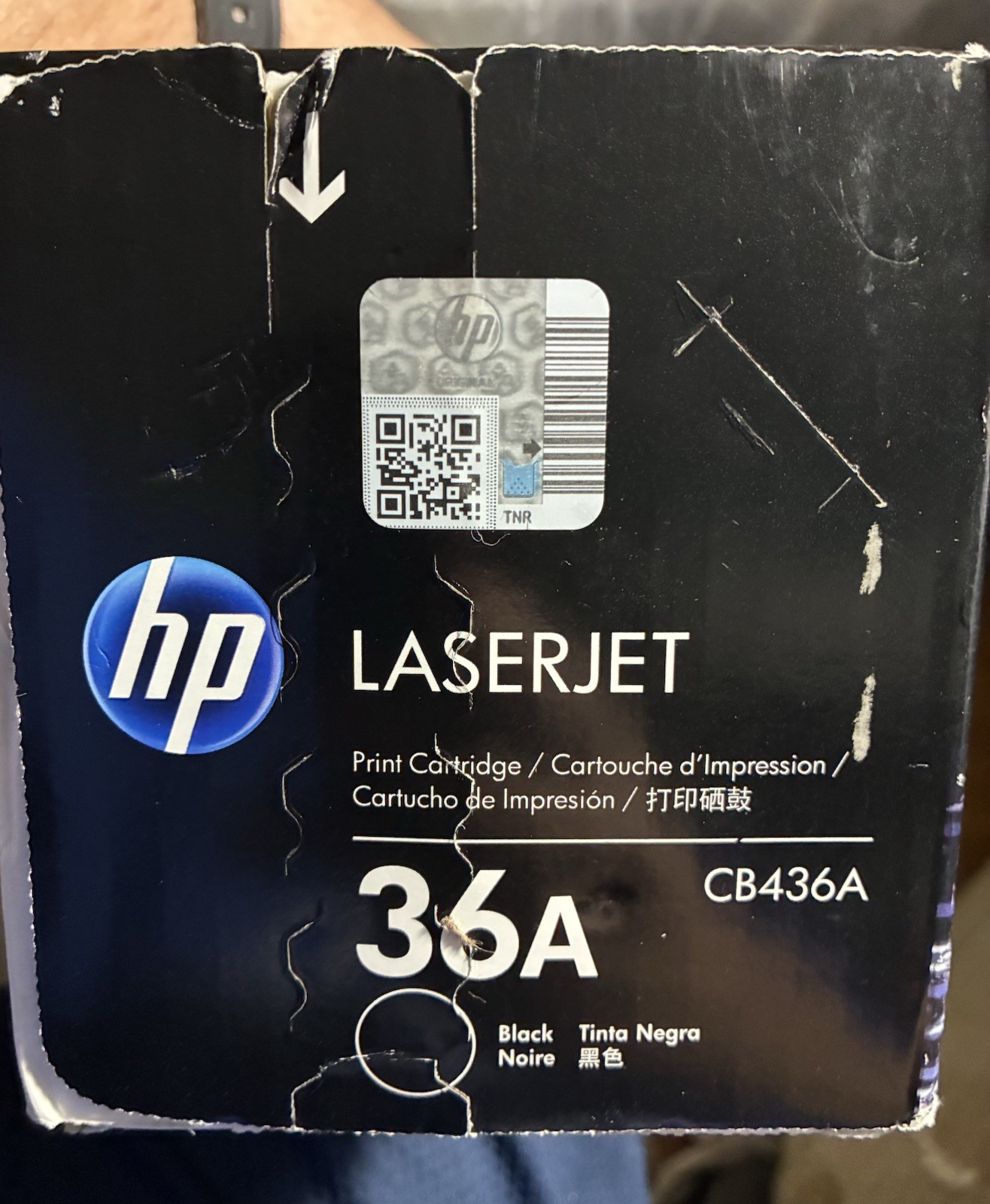 HP LaserJet CB436A 36A Black Printer Toner Ink Cartridge NEW GENUINE Sealed