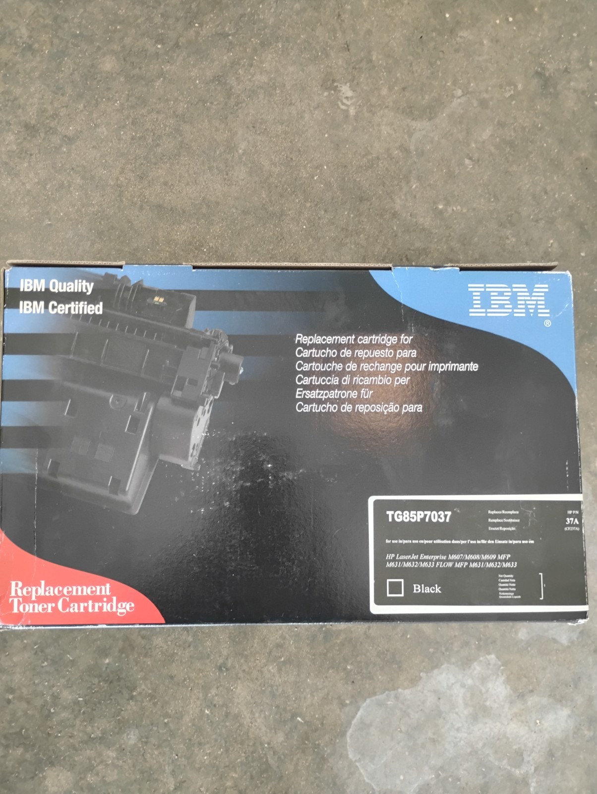 ibm replacement toner cartridge 37A