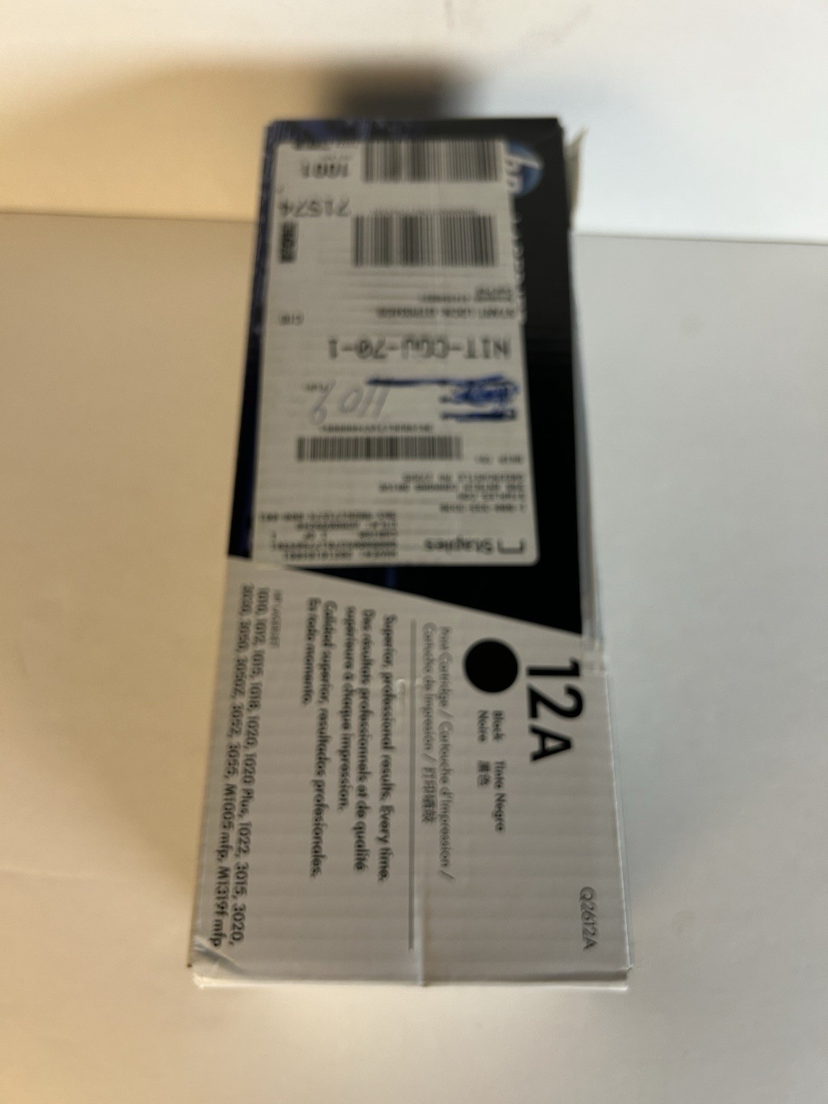 HP 12A Q2612A Black Original LaserJet Toner Cartridge Original New Sealed