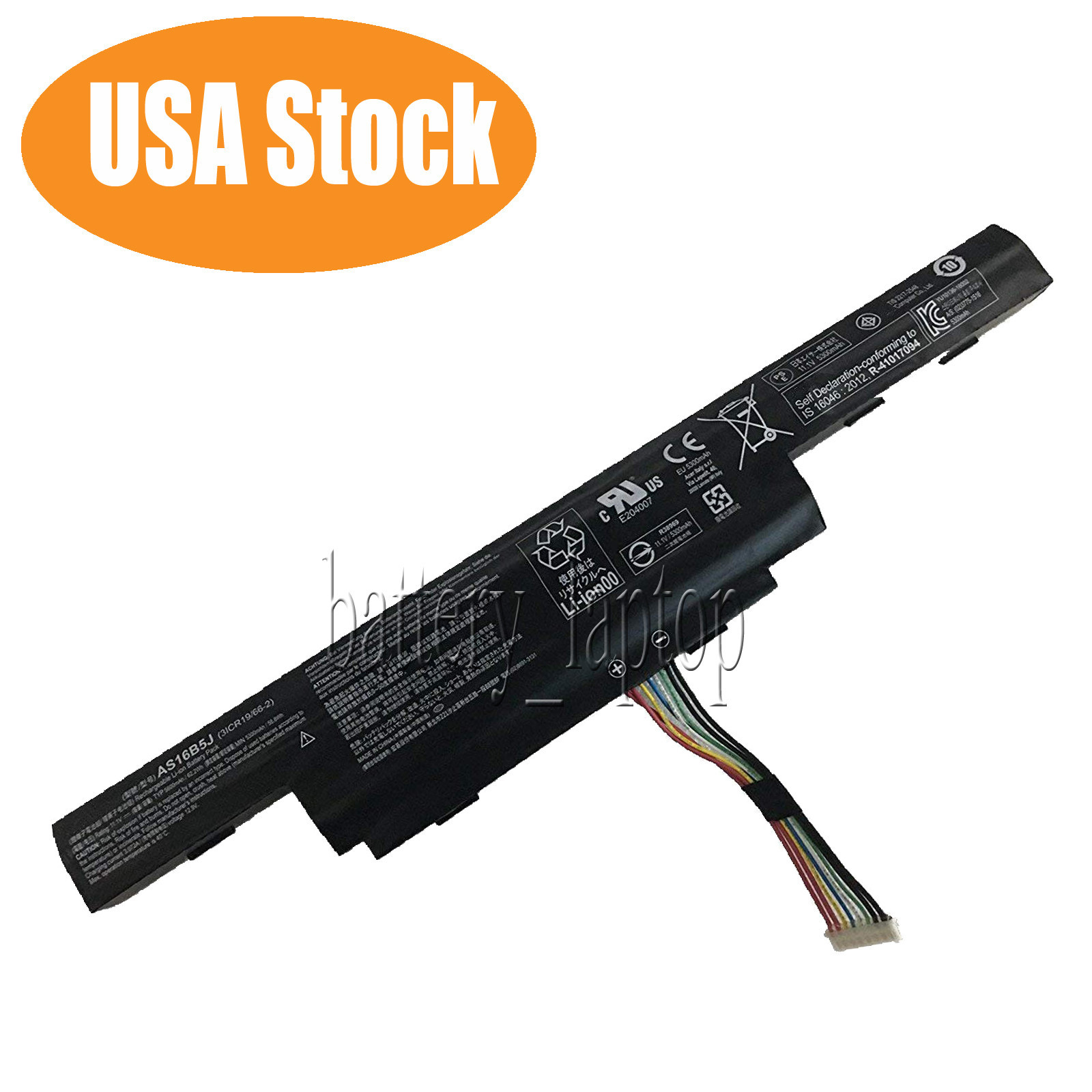 5600mah New Replacement AS16B5J AS16B8J battery For Acer Acpire E15 E5-575G-5341