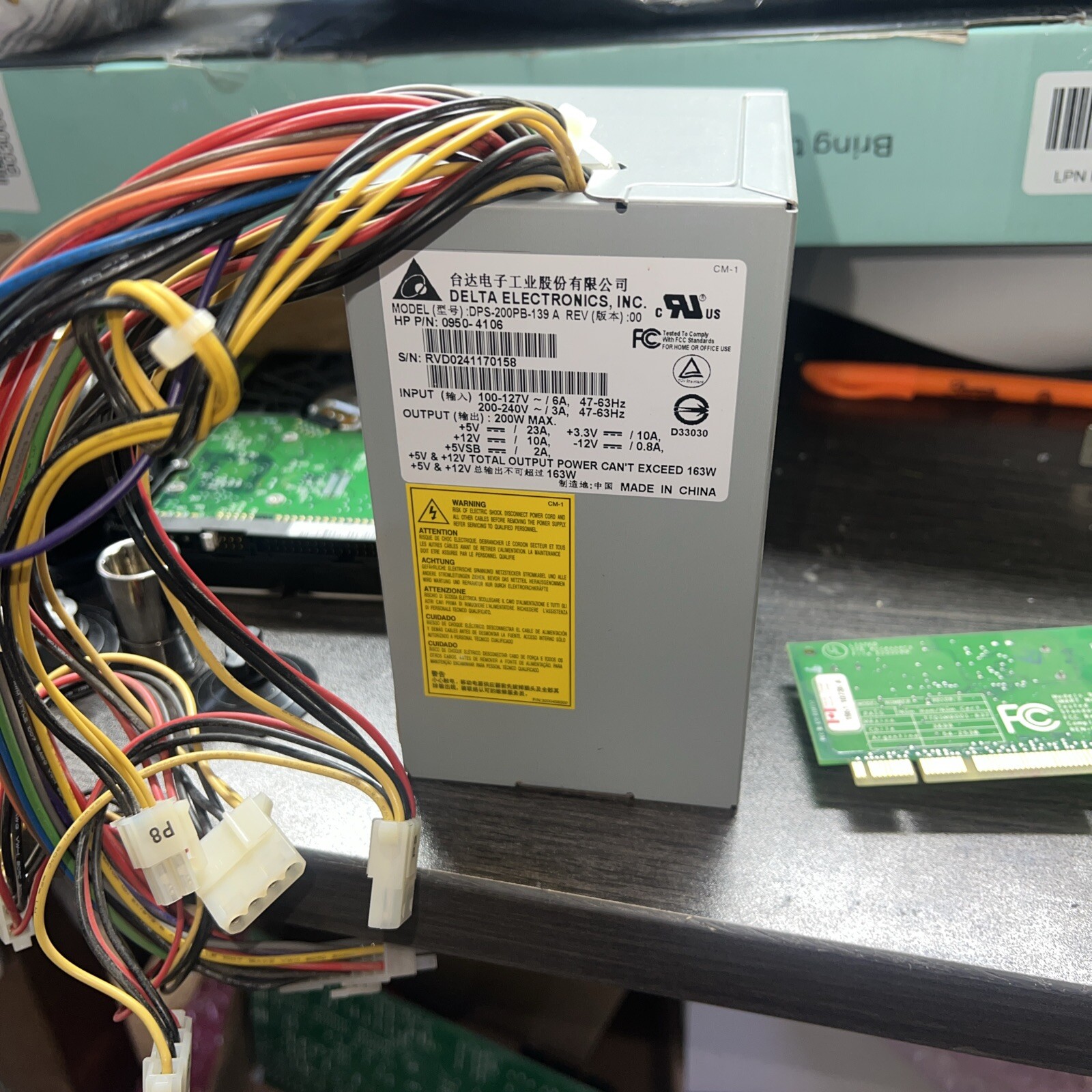 Delta DPS-200PB-139A 15A 200W Power Supply (G4)