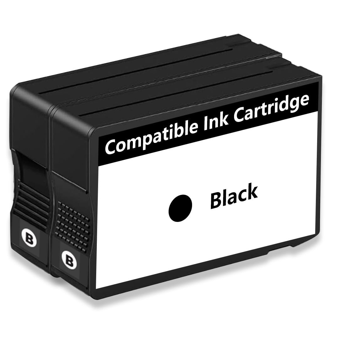 Couleuris Ink Cartridges Replacement for HP OfficeJet Pro 8012 (Black, 2-Pack)