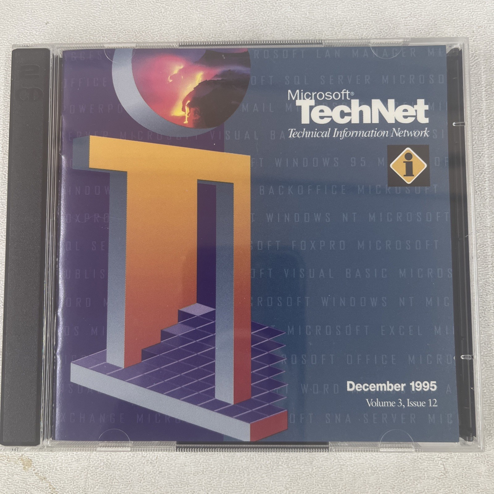 Microsoft TechNet CD CDROM Dec 1995 Technical Information Network