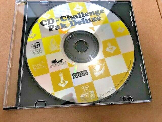 VINTAGE CLASSIC 9 DOS GAME CD:  THE SOFTWARE TOOLWORKS CD CHALLENGE PACK DELUXE