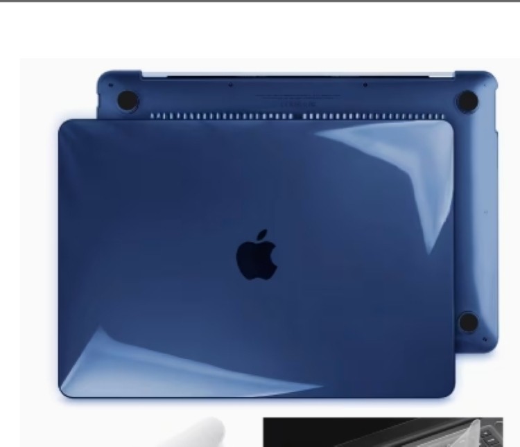 Crystal Clear Hard Case for 13-inch MacBook Air (A1932/A2179/A2337), Wear-resist