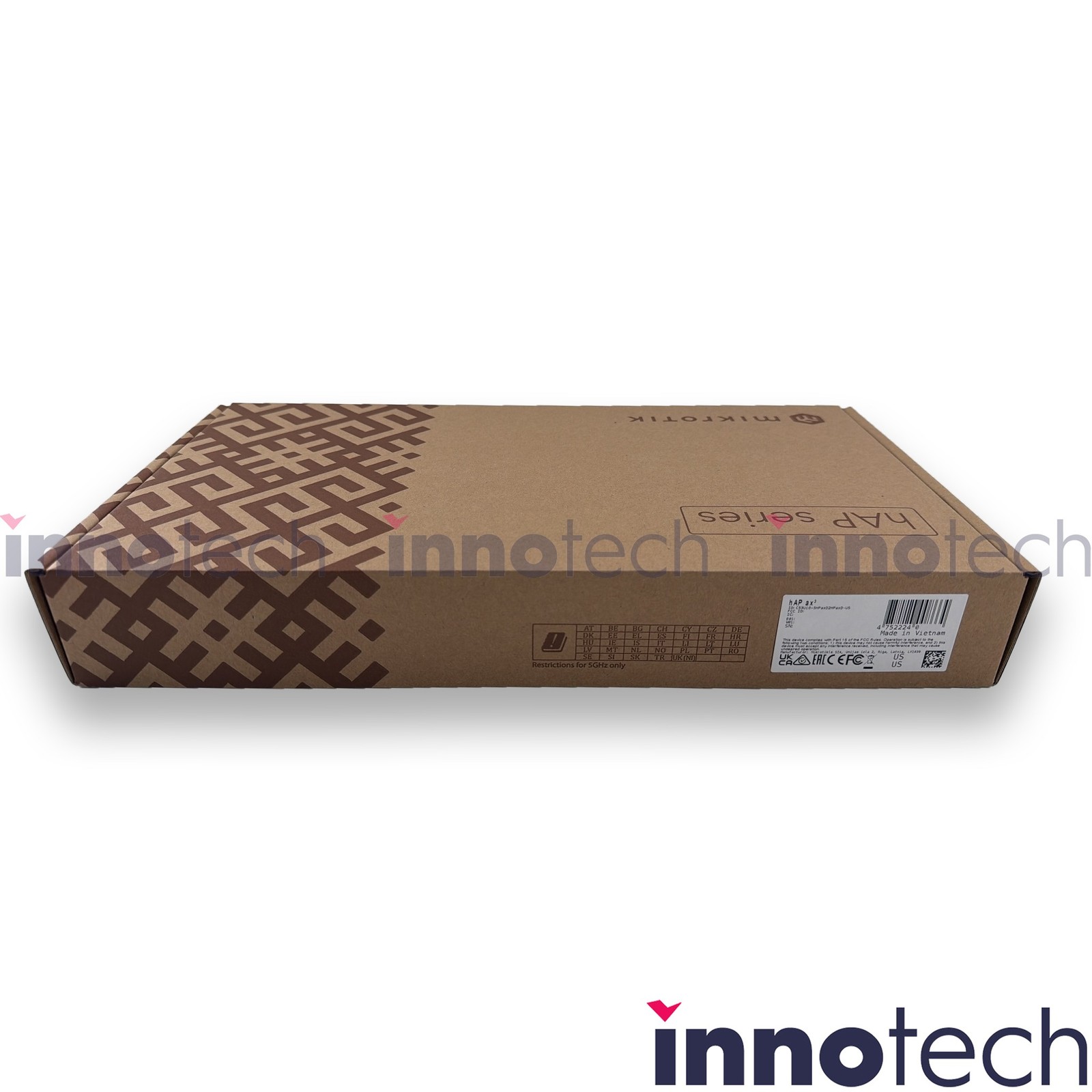 Mikrotik C53UIG+5HPAXD2HPAXD-US 2.4/5GHZ HAP AX3 3.3/5.5DBI US Version New