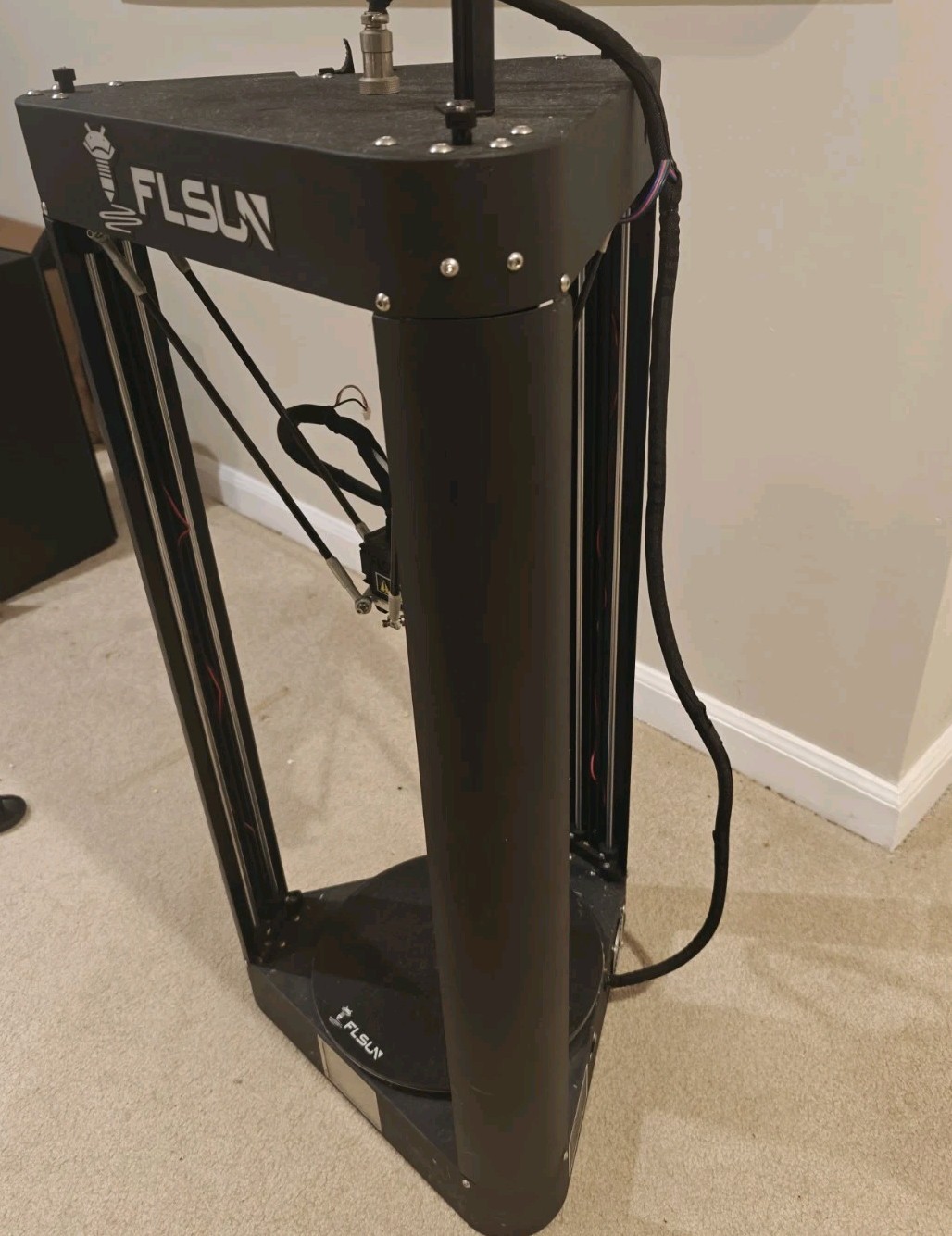 Used FLSUN QQ-S Pro Delta 3D Printer – Large Build Volume, Fast Printing