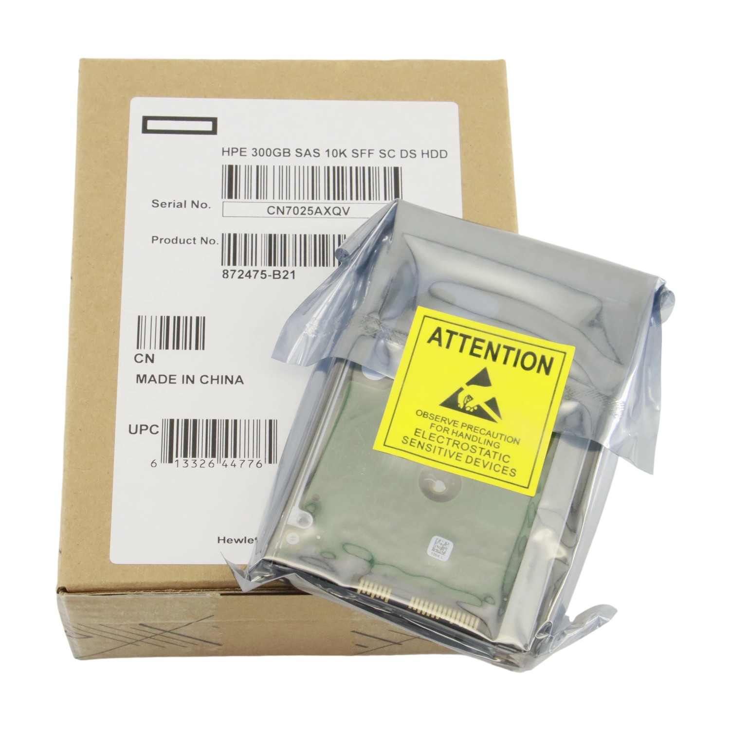 New HPE 872475-B21 300GB 10K 12G SFF SAS SC DS HARD DRIVE 872735-001