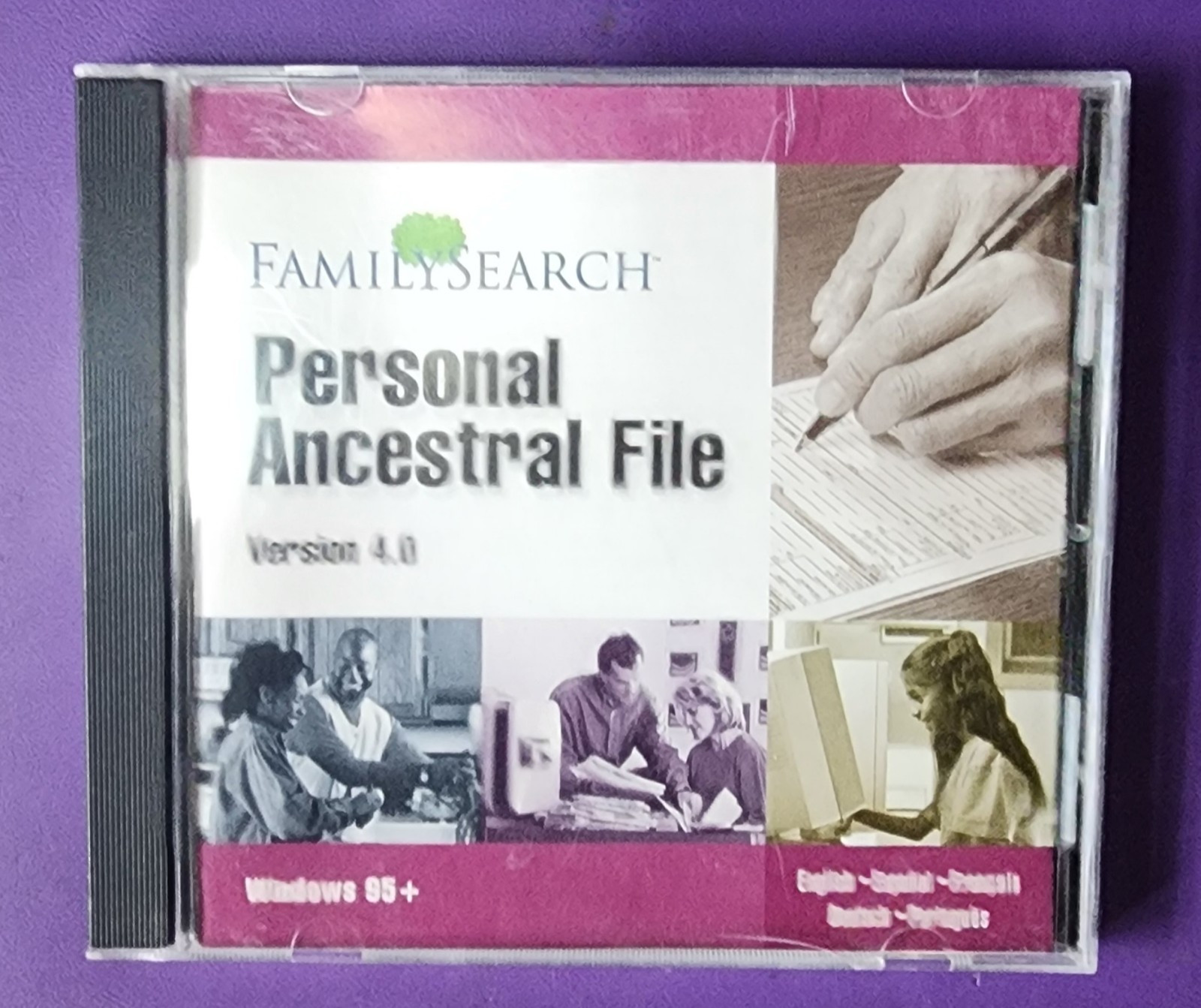 Family Search Personal Ancestral File Version 4.0 Windows 95