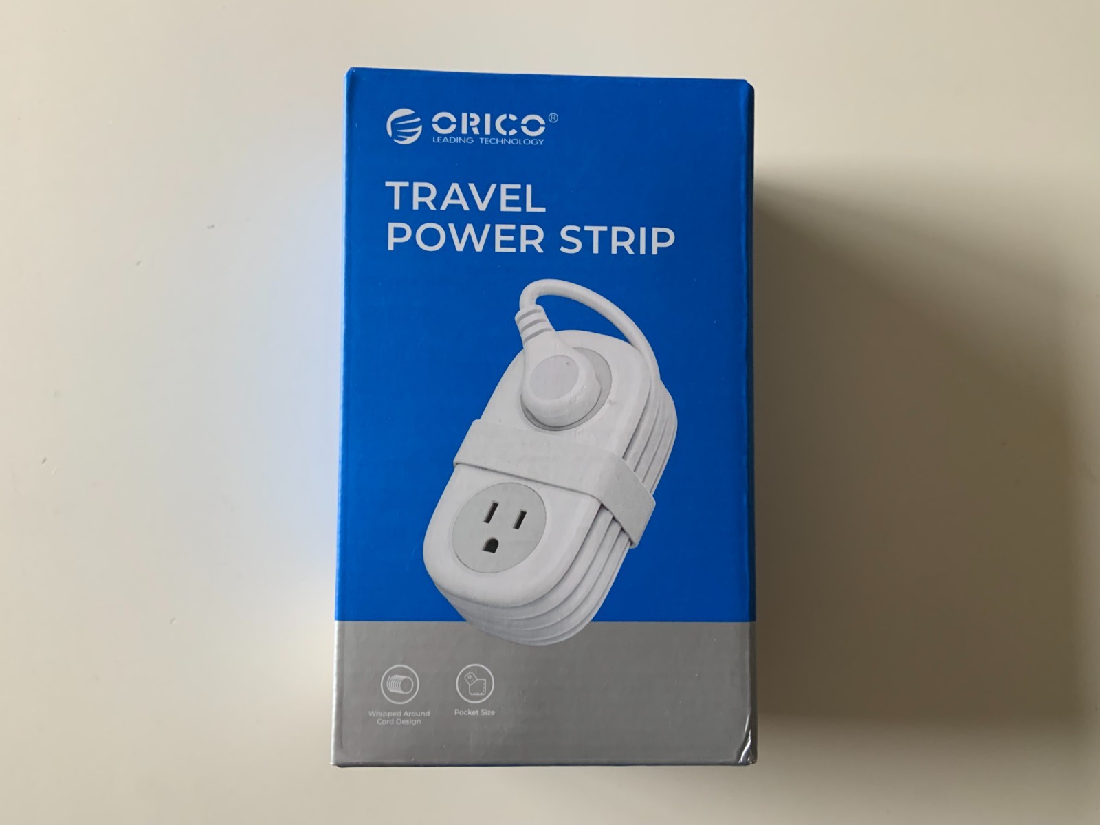 NEW ORICO Travel Power Strip AP3-4A2U1C-US 4Ft Extension Cord PURPLE