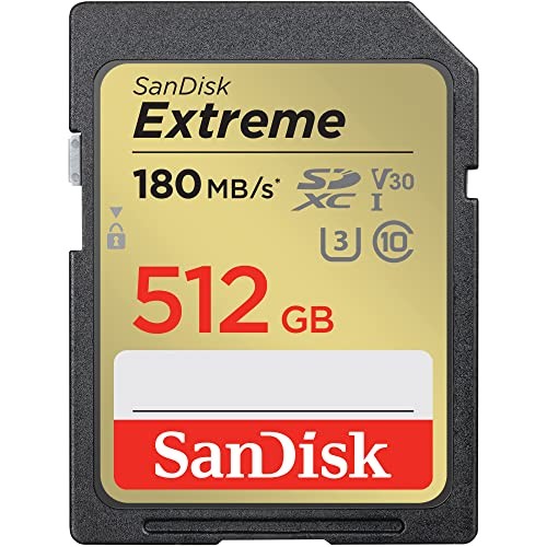 SanDisk 512GB Extreme SDXC UHS-I Memory Card NEW