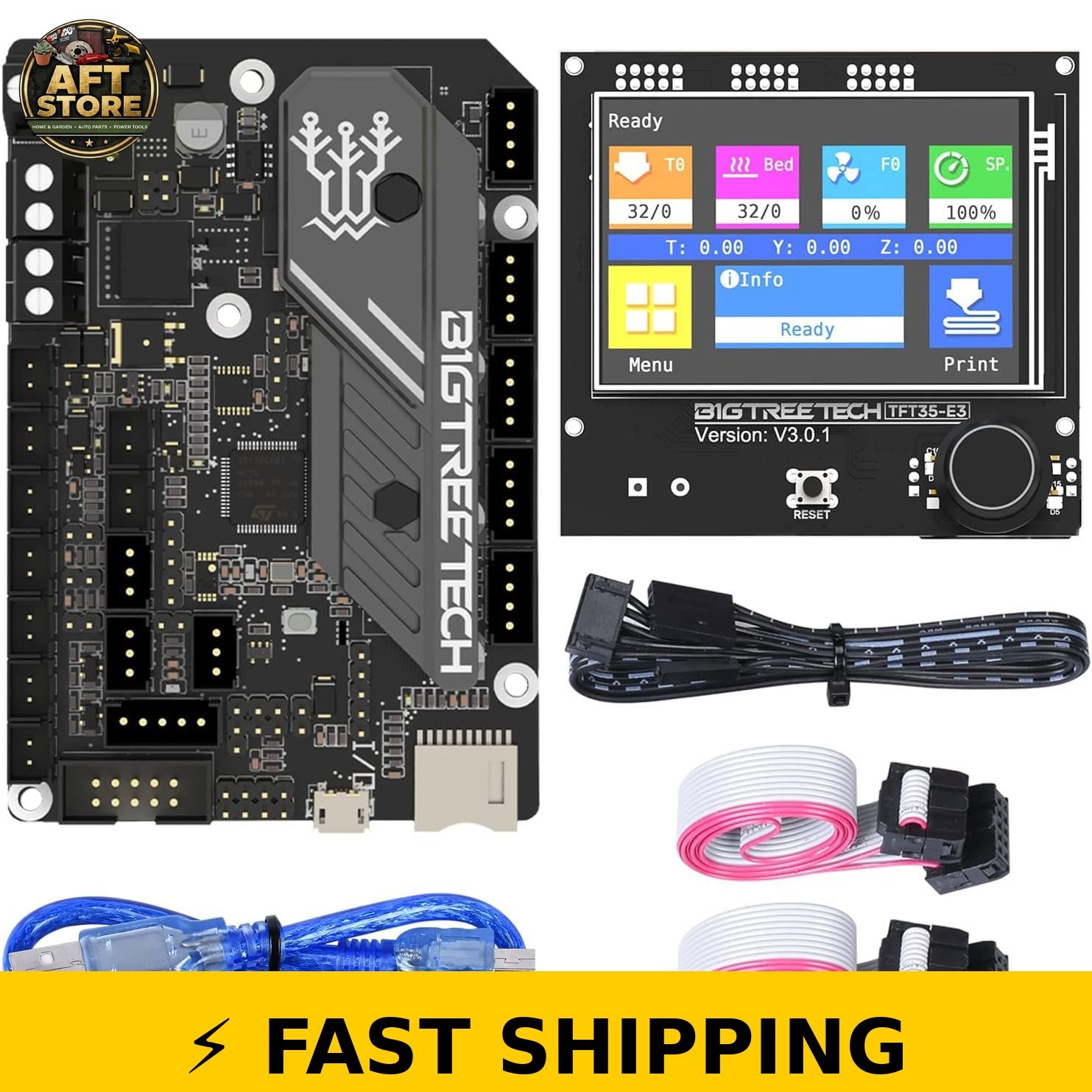 BIGTREETECH SKR Mini E3 V3.0 Control Board & TFT35 Touch Screen