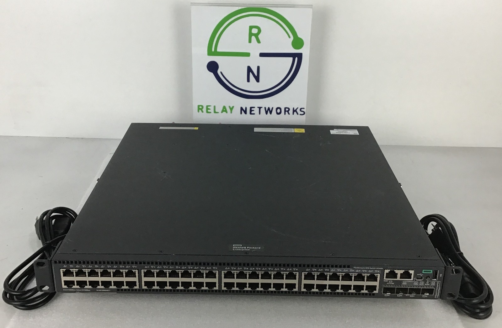 HP JH148A FlexNetwork 5510 48G PoE+ 4SFP+ HI Switch 2x JG544A Power Supplies