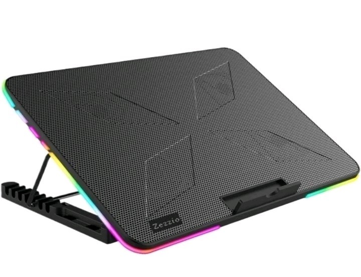 Laptop Cooling Pad 12-17 Inch Laptop Cooler Stand 6 Quiet Fans 7 Angle...